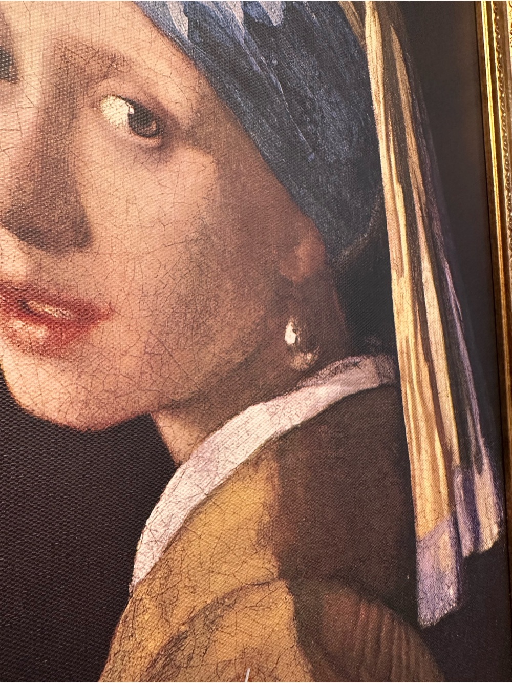16x20 Girl with Pearl Earring by Johannes Vermeer's - Picture 10 of 14